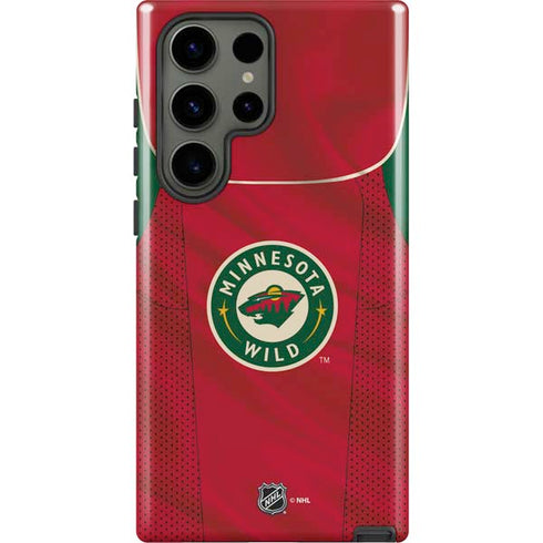 NHL Minnesota Wild Home Jersey Galaxy S23 Ultra Pro Case