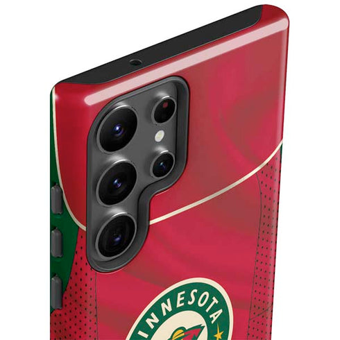 NHL Minnesota Wild Home Jersey Galaxy S23 Ultra Pro Case