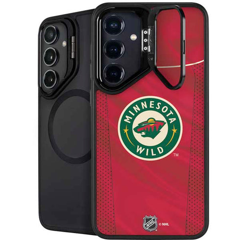 NHL Minnesota Wild Home Jersey Galaxy S25 Plus Kickstand Case
