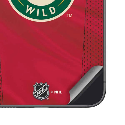 NHL Minnesota Wild Home Jersey Galaxy S25 Skin