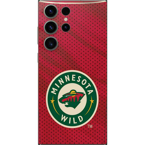 NHL Minnesota Wild Home Jersey Galaxy S24 Ultra Skin