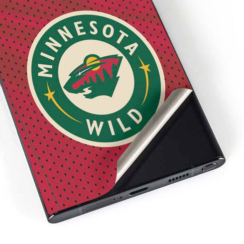 NHL Minnesota Wild Home Jersey Galaxy S25 Ultra Skin