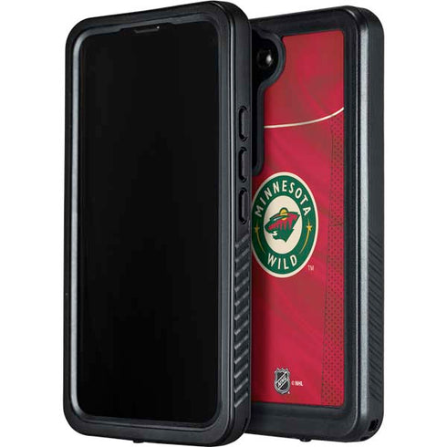 NHL Minnesota Wild Home Jersey Galaxy S24 Waterproof Case