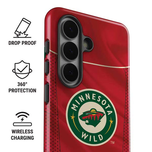 NHL Minnesota Wild Home Jersey Galaxy S26 Plus Impact Case