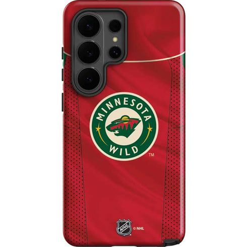NHL Minnesota Wild Home Jersey Galaxy S26 Ultra Impact Case