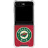 NHL Minnesota Wild Home Jersey Galaxy Z Flip6 Clear Case