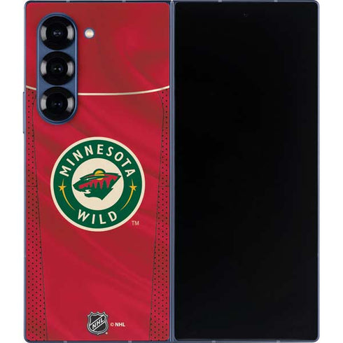 NHL Minnesota Wild Home Jersey Galaxy Z Fold6 Skin