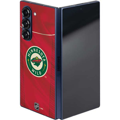 NHL Minnesota Wild Home Jersey Galaxy Z Fold6 Skin