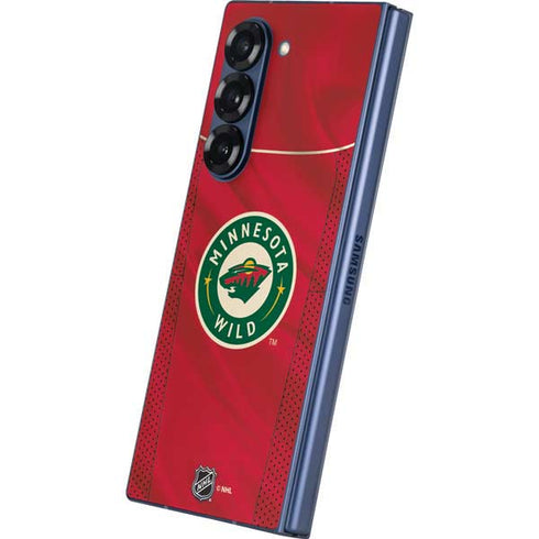 NHL Minnesota Wild Home Jersey Galaxy Z Fold6 Skin