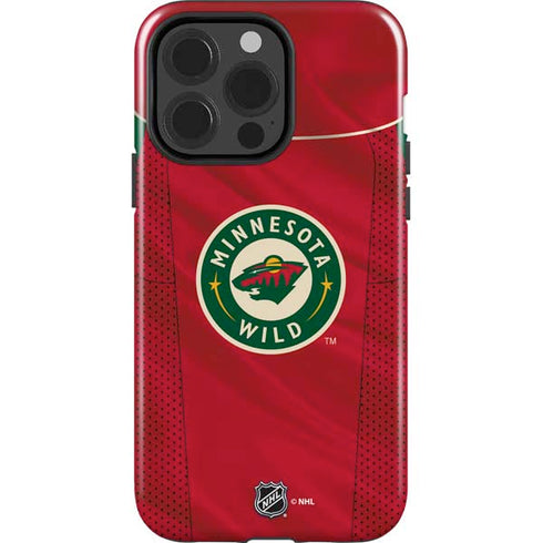 NHL Minnesota Wild Home Jersey iPhone 15 Pro Impact Case