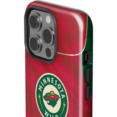 NHL Minnesota Wild Home Jersey iPhone 15 Pro Impact Case