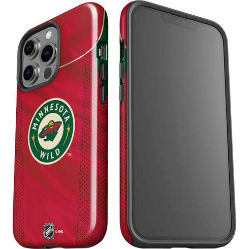 NHL Minnesota Wild Home Jersey iPhone 15 Pro Impact Case