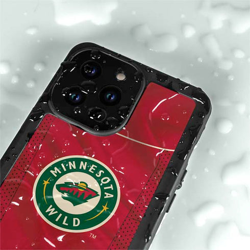 NHL Minnesota Wild Home Jersey iPhone 15 Pro Waterproof Case
