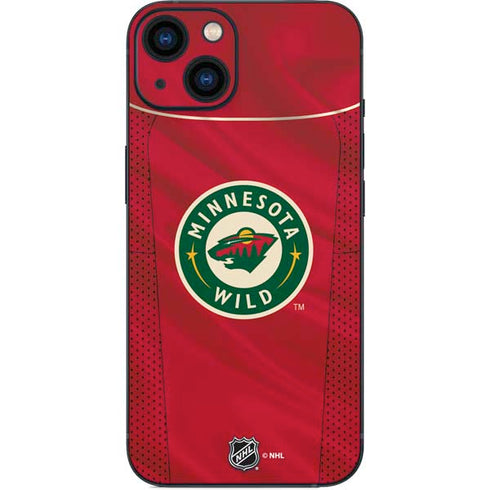 NHL Minnesota Wild Home Jersey iPhone 15 Skin