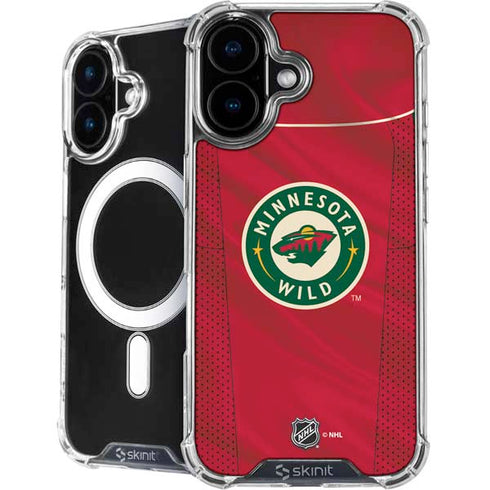 NHL Minnesota Wild Home Jersey iPhone 16 MagSafe Case