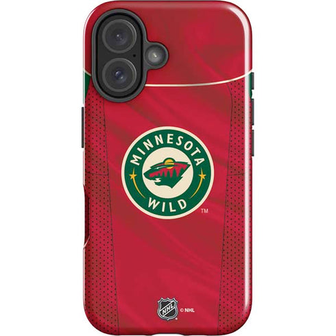 NHL Minnesota Wild Home Jersey iPhone 16 Plus Impact Case