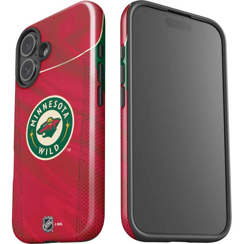 NHL Minnesota Wild Home Jersey iPhone 16 Plus Impact Case