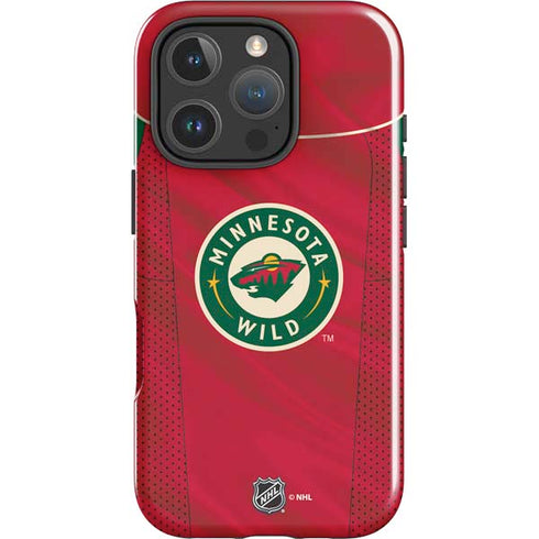 NHL Minnesota Wild Home Jersey iPhone 16 Pro Impact Case
