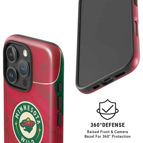 NHL Minnesota Wild Home Jersey iPhone 16 Pro Magsafe Impact Case