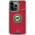 NHL Minnesota Wild Home Jersey iPhone 16 Pro Max Clear Case