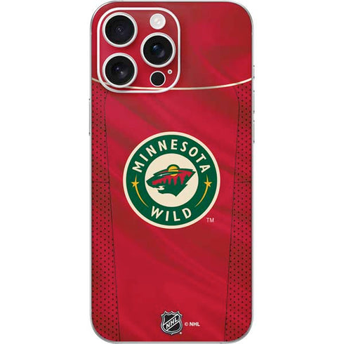 NHL Minnesota Wild Home Jersey iPhone 16 Pro Max Skin