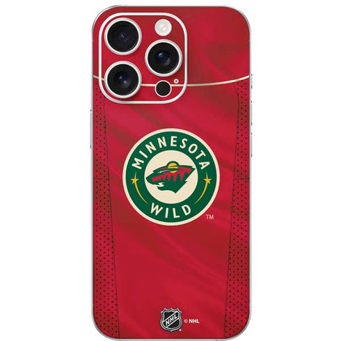 NHL Minnesota Wild Home Jersey iPhone 16 Pro Skin