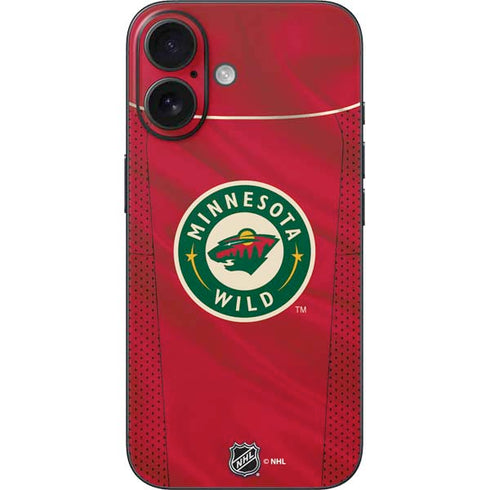 NHL Minnesota Wild Home Jersey iPhone 16 Skin