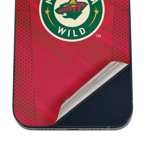NHL Minnesota Wild Home Jersey iPhone 16 Skin
