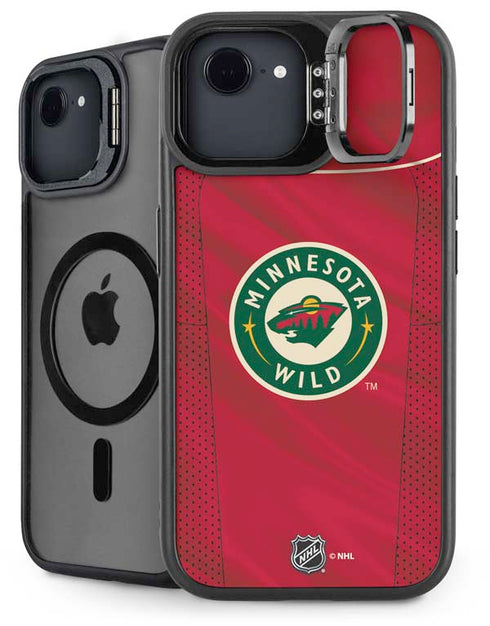 NHL Minnesota Wild Home Jersey iPhone 16e Kickstand Case
