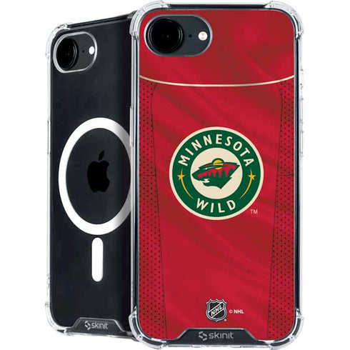 NHL Minnesota Wild Home Jersey iPhone 16e MagSafe Case