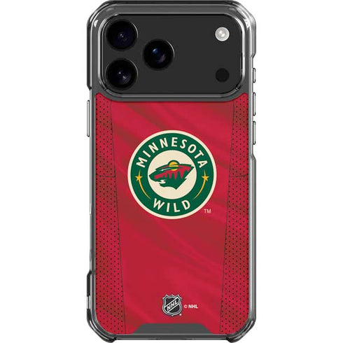 NHL Minnesota Wild Home Jersey iPhone 18 Pro Max Clear Case