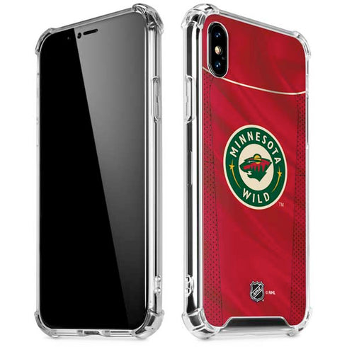 NHL Minnesota Wild Home Jersey iPhone X/XS Clear Case