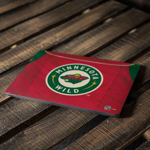 NHL Minnesota Wild Home Jersey Apple MacBook Air Skin
