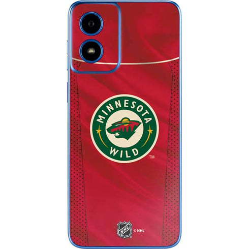 NHL Minnesota Wild Home Jersey Moto G Play 4G (2024) Skin