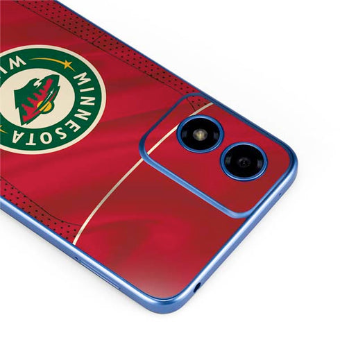 NHL Minnesota Wild Home Jersey Moto G Play 4G (2024) Skin