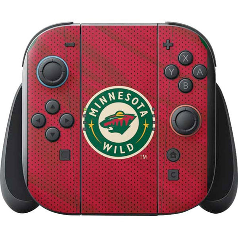 NHL Minnesota Wild Home Jersey Nintendo Switch 2 (2025) with Joy-Con Skin