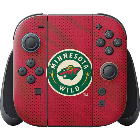 NHL Minnesota Wild Home Jersey Nintendo Switch 2 (2025) Joy-Con Controller Skin
