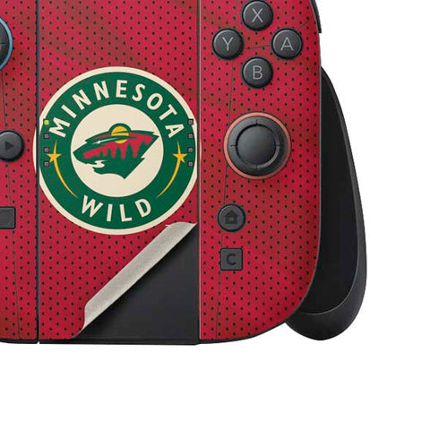 NHL Minnesota Wild Home Jersey Nintendo Switch 2 (2025) Joy-Con Controller Skin
