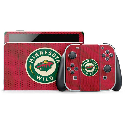NHL Minnesota Wild Home Jersey Nintendo Skins