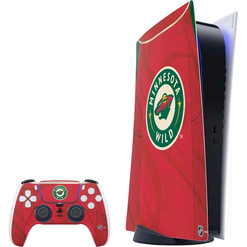 NHL Minnesota Wild Home Jersey PlayStation PS5 Skins