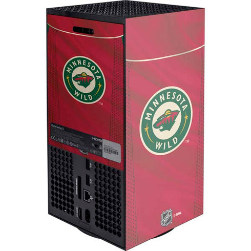 NHL Minnesota Wild Home Jersey XBox Series X Digital Edition Console Skin