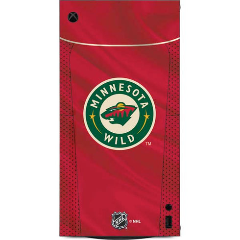 NHL Minnesota Wild Home Jersey XBox Series X Digital Edition Console Skin