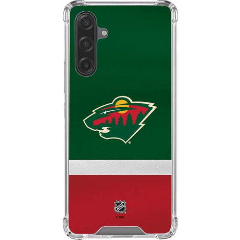 NHL Minnesota Wild Jersey Galaxy A17 Clear Case