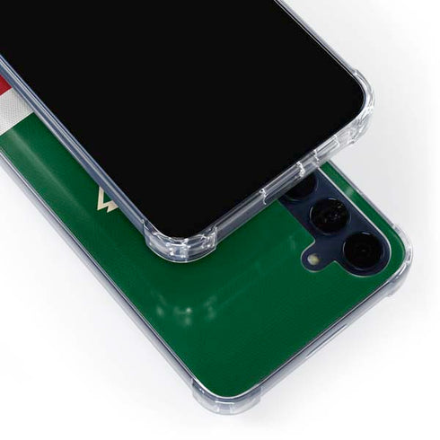 NHL Minnesota Wild Jersey Galaxy A55 5G Clear Case
