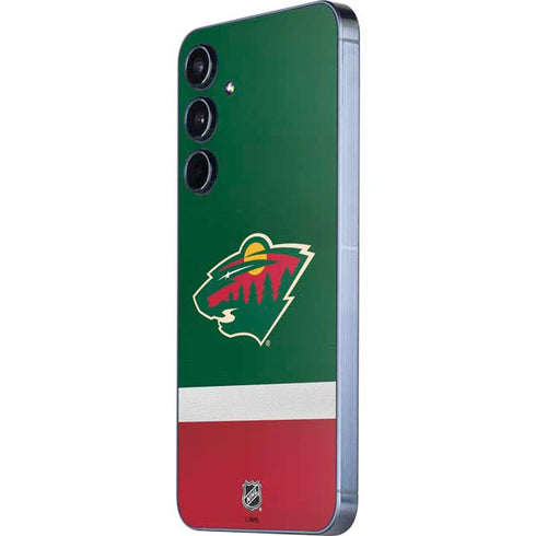 NHL Minnesota Wild Jersey Galaxy A55 5G Skin