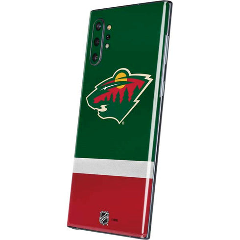 NHL Minnesota Wild Jersey Galaxy Note 10 Plus Skin