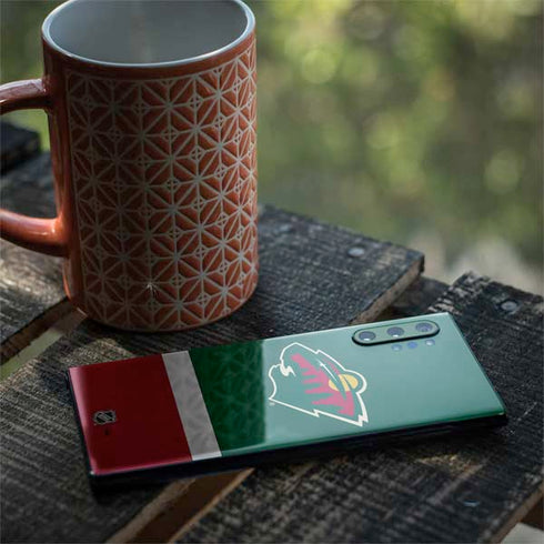 NHL Minnesota Wild Jersey Galaxy Note 10 Plus Skin