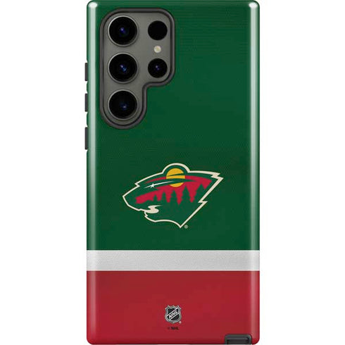 NHL Minnesota Wild Jersey Galaxy S23 Ultra Pro Case