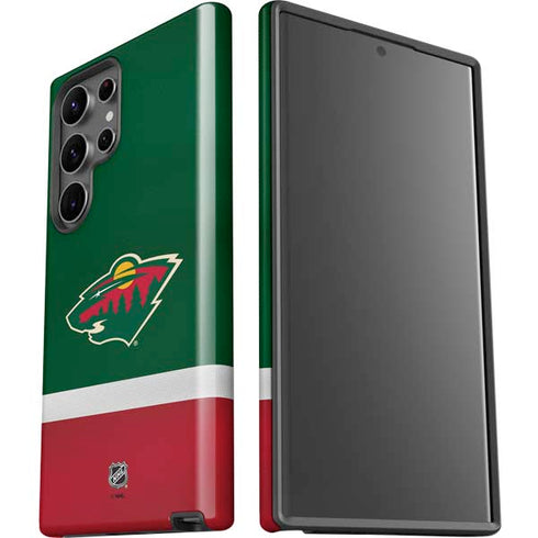 NHL Minnesota Wild Jersey Galaxy S23 Ultra Pro Case