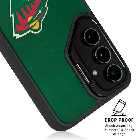 NHL Minnesota Wild Jersey Galaxy S24 Kickstand Case